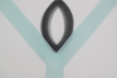 Fork – treasure I, 1991, Pastel chalk, enamel on paper, 50 x 65 cm